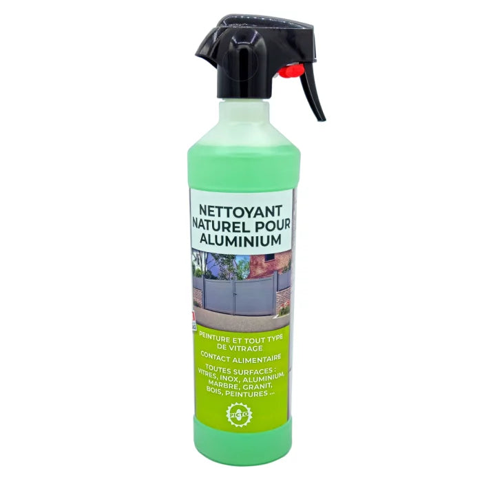 Nettoyant naturel pour alu et vitrage